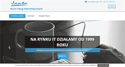 Desktop Screenshot of janta.pl